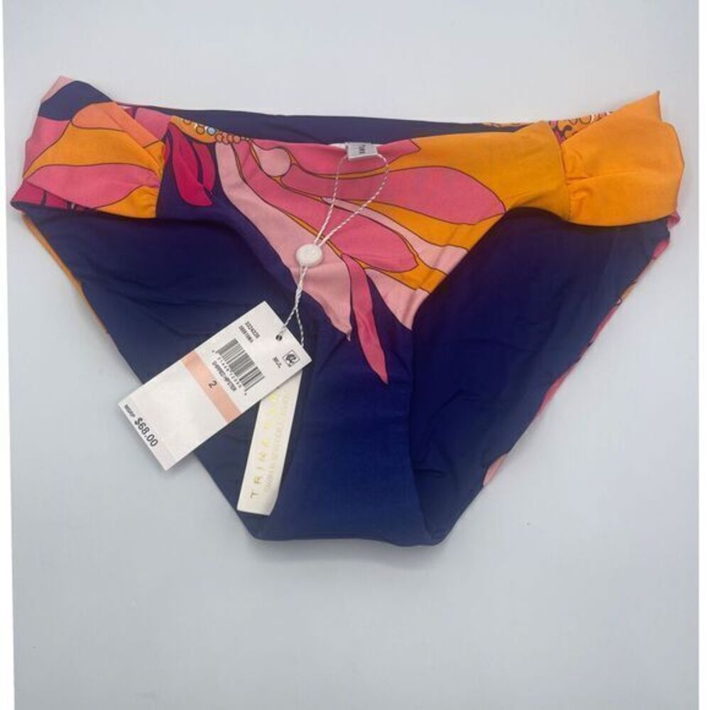 Trina Turk Breeze Shirred Hipster Bottoms Women's Size Size 2